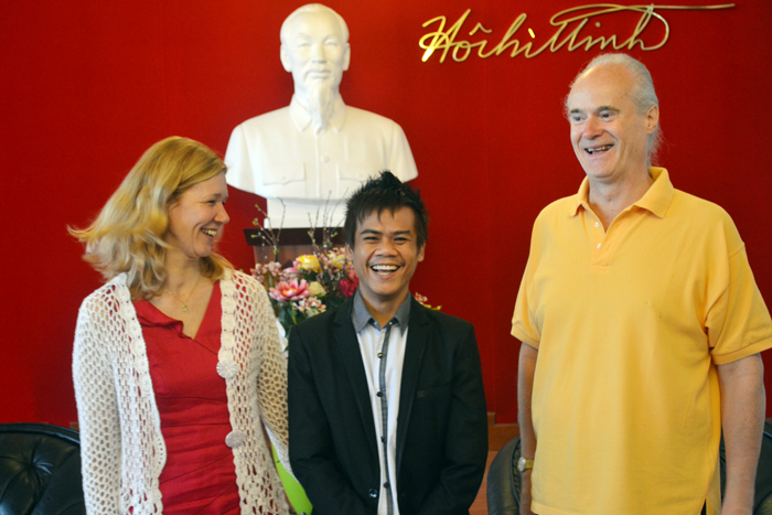  - Photographer Chanchai Sontee with HSH Prince Alfred of Liechtenstein and Ms. Claudia Evelyn Wagner